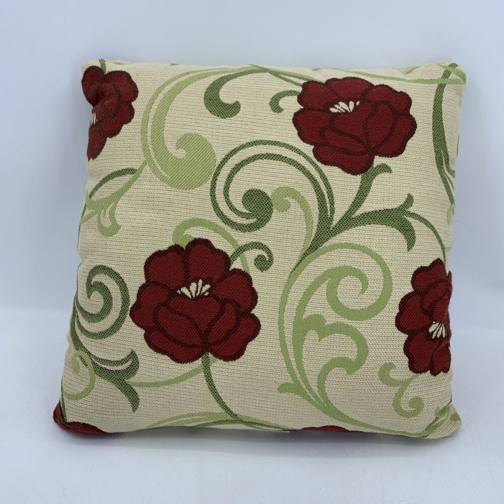 Sunbrella Pillow Indoor Outdoor Floral 15x15 Patio Pool Boho Cottagecore